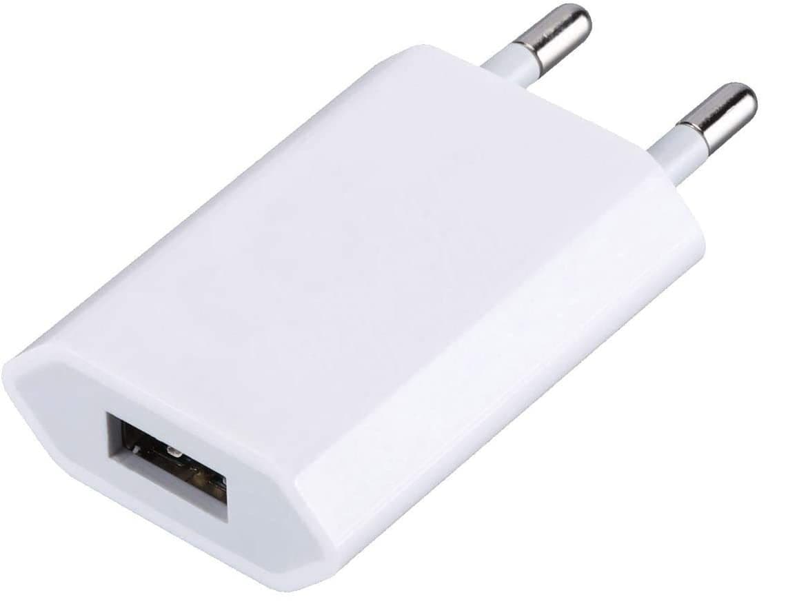 Caricatore USB 1A Compatto Spina Europea Bianco in Caricabatterie da muro Scontolo.net - Potenza, commercioVirtuoso.it