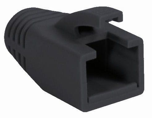 Copriconnettore per Plug RJ45 Cat.6 8mm Nero in Cavi Ethernet Scontolo.net - Potenza, commercioVirtuoso.it