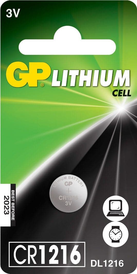 Blister 1 Batteria a bottone CR1216 in Pile monouso Scontolo.net - Potenza, commercioVirtuoso.it