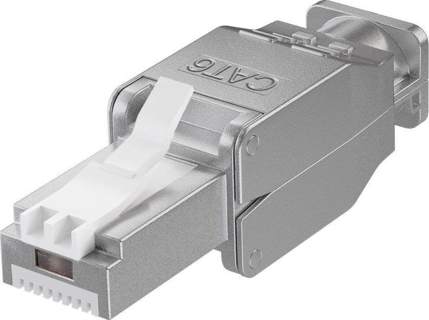 Plug RJ45 Cat.6 Schermato STP Tooless con fermacavo in Cavi Ethernet Scontolo.net - Potenza, commercioVirtuoso.it