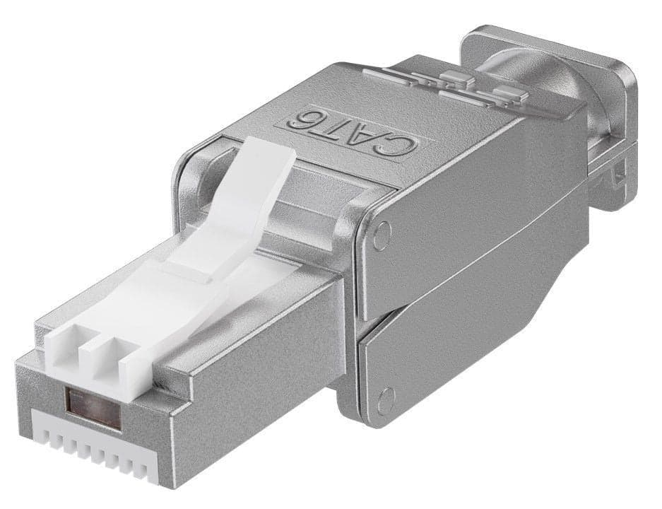 Plug RJ45 Cat.6 Schermato STP Tooless con fermacavo in Cavi Ethernet Scontolo.net - Potenza, commercioVirtuoso.it
