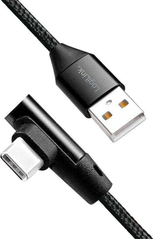 Cavo HighSpeed USB-C&trade Maschio Angolato/USB-A Maschio Dritto 1m Nero in  Scontolo.net - Potenza, commercioVirtuoso.it