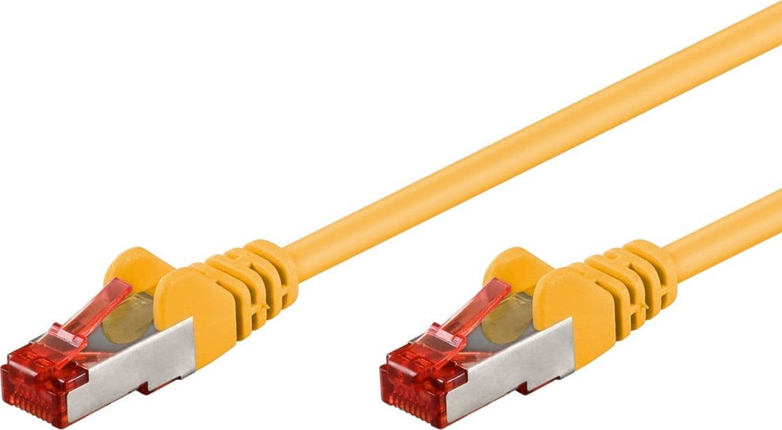 Cavo di rete Patch in rame Cat. 6 Giallo SFTP LSZH 0,25m in Cavi Ethernet Scontolo.net - Potenza, commercioVirtuoso.it