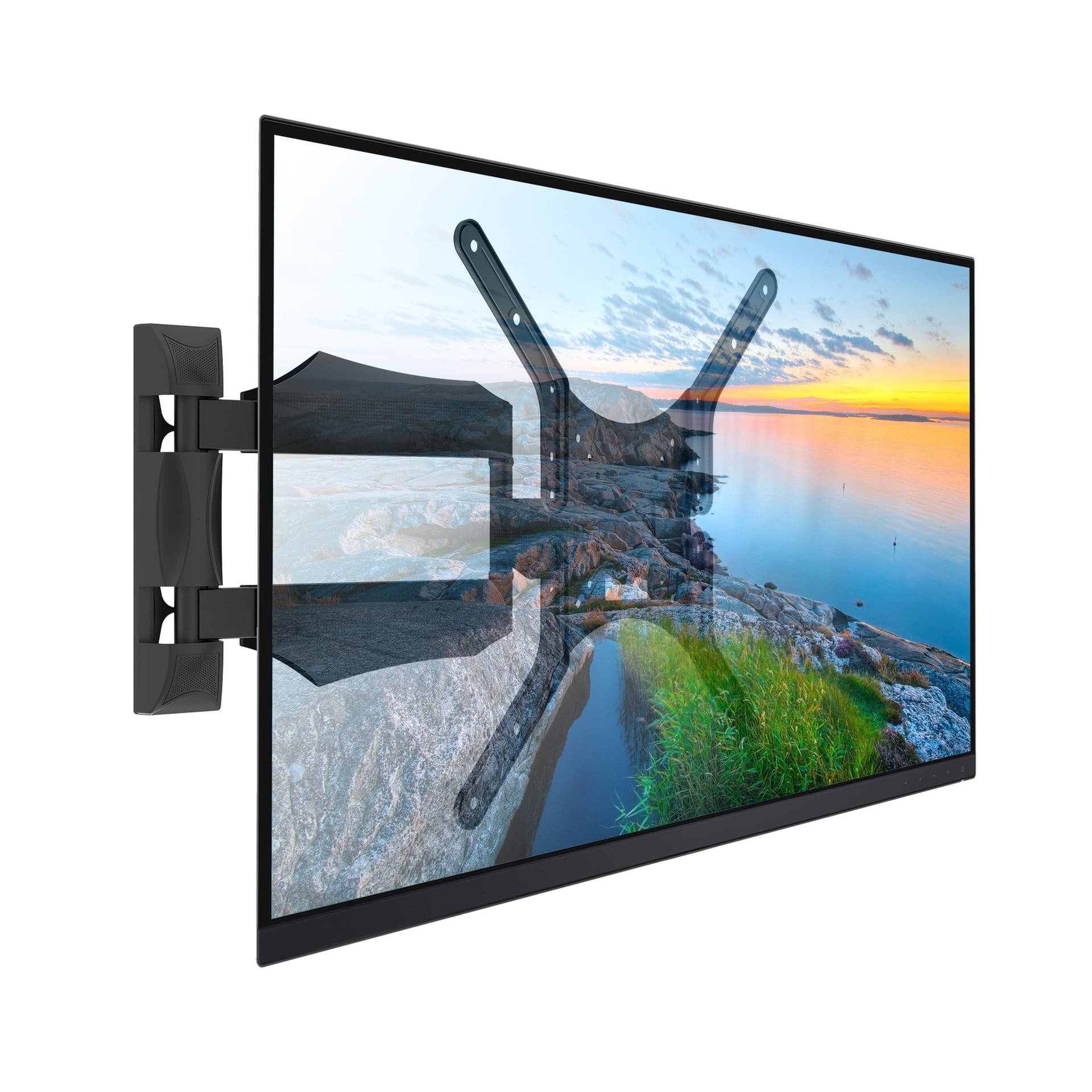 Supporto a Muro Slim per TV LED LCD 25-52'' Full Motion Nero in Supporti da parete e da soffitto Scontolo.net - Potenza, commercioVirtuoso.it