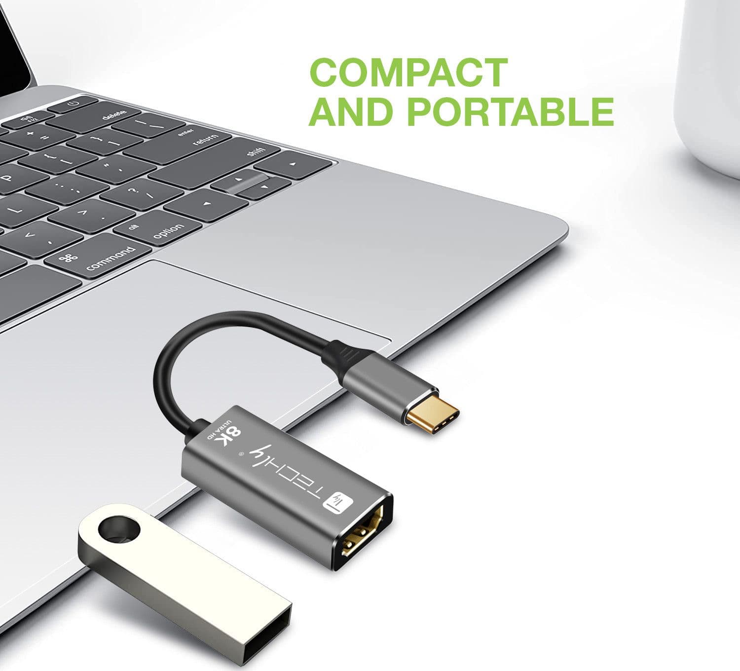 Adattatore USB-C&trade 3.2 a HDMI 2.1 8K@60Hz 15 cm in  Scontolo.net - Potenza, commercioVirtuoso.it