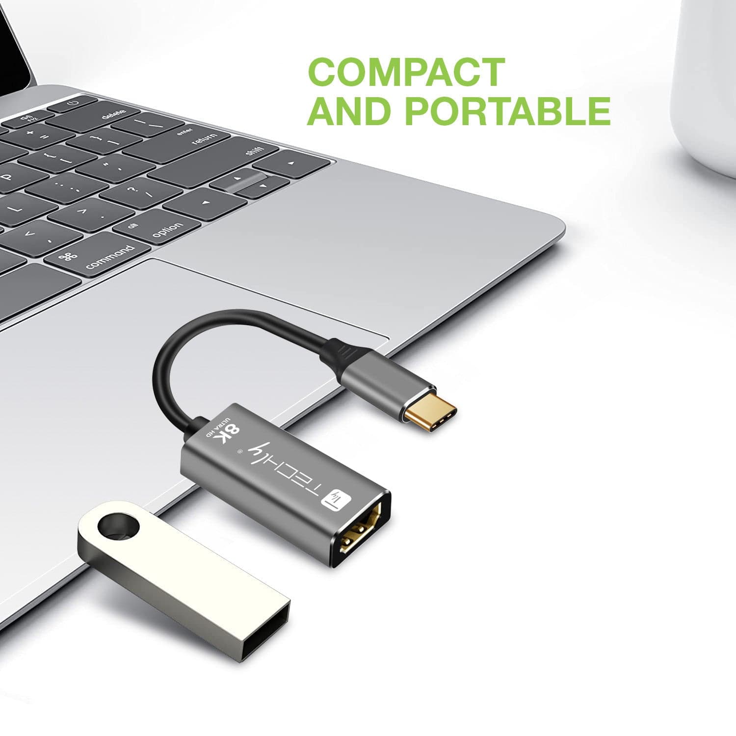 Adattatore USB-C&trade 3.2 a HDMI 2.1 8K@60Hz 15 cm in  Scontolo.net - Potenza, commercioVirtuoso.it