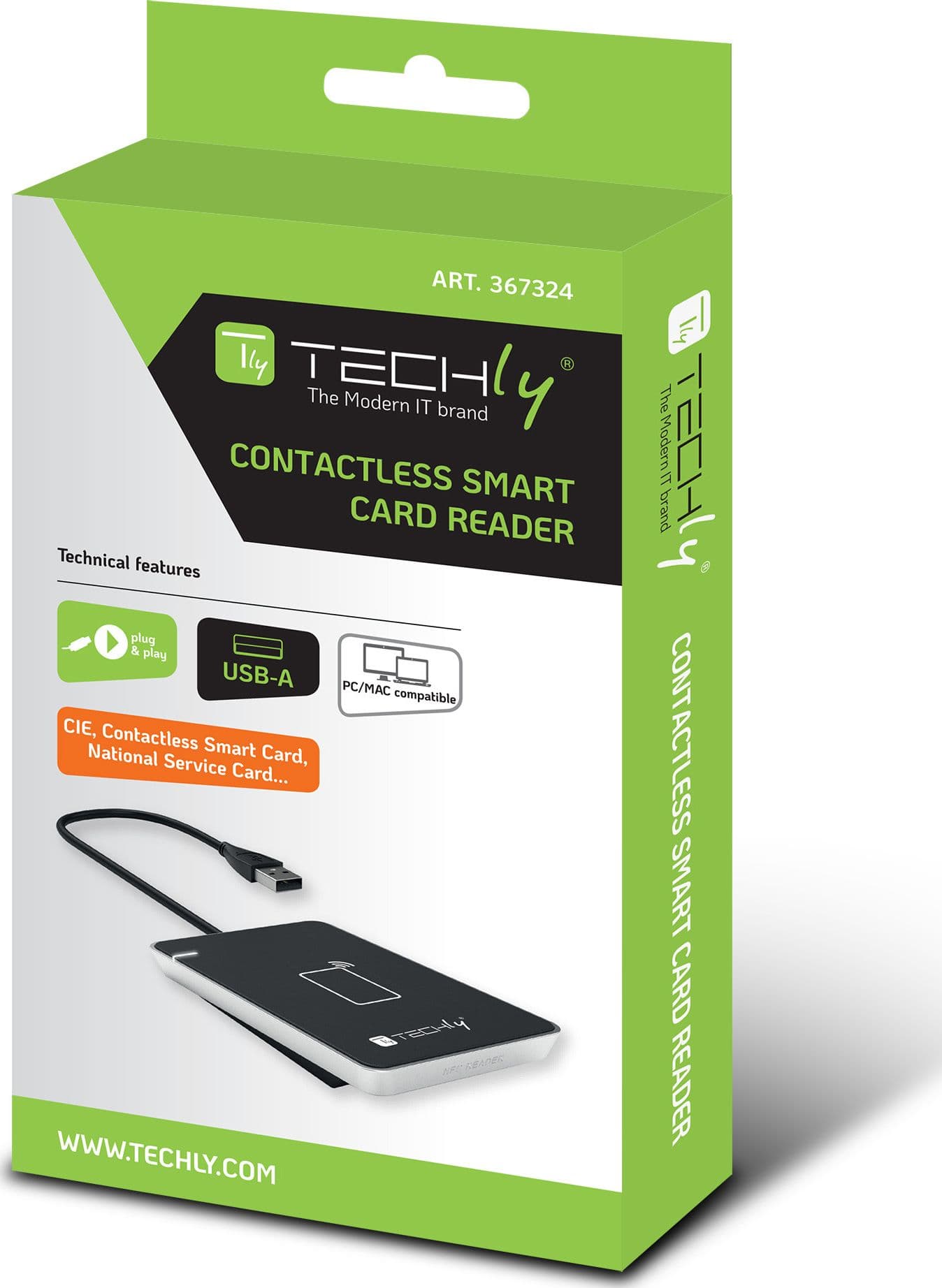 Lettore Contactless Card Reader RFID e NFC per Carta d’Identit&agrave Elettronica e Tessera Sanitaria in Lettori schede di memoria esterni Scontolo.net - Potenza, commercioVirtuoso.it