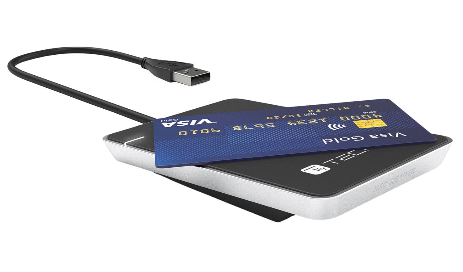 Lettore Contactless Card Reader RFID e NFC per Carta d’Identit&agrave Elettronica e Tessera Sanitaria in Lettori schede di memoria esterni Scontolo.net - Potenza, commercioVirtuoso.it