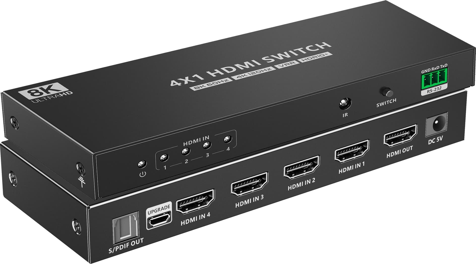 Switch 4x1 HDMI 2.1 8K 3D con SPDIF Ottico in Selettori audio-video Scontolo.net - Potenza, commercioVirtuoso.it