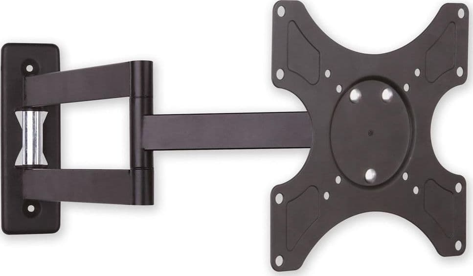 Supporto a muro per TV LED LCD 19-37'' inclinabile 3 snodi nero in Supporti da parete e da soffitto Scontolo.net - Potenza, commercioVirtuoso.it