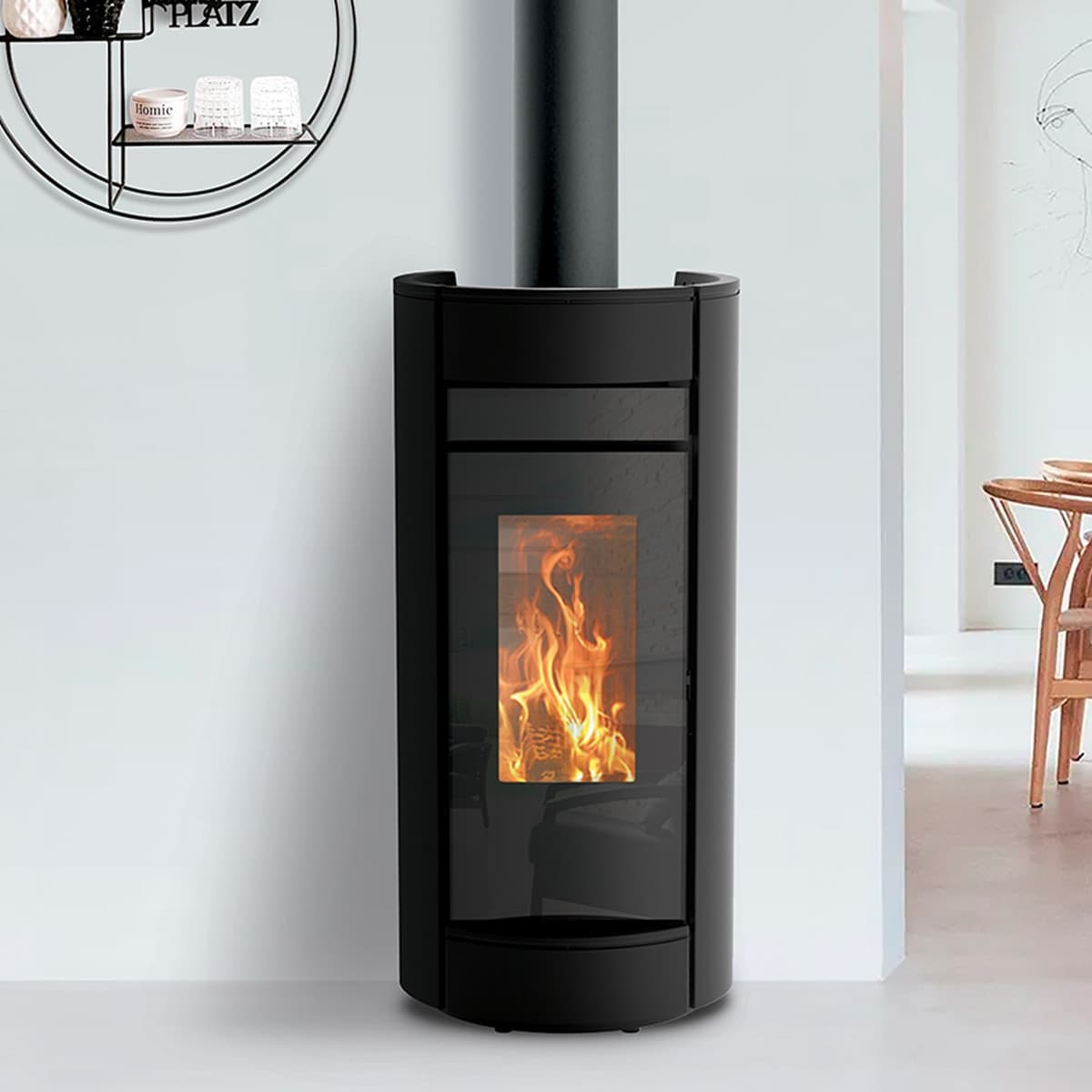 Thermorossi Termostufa a Legna Moma Evo Wood 10,1kW in Forni caminetto Masterbrico - Longobardi, commercioVirtuoso.it