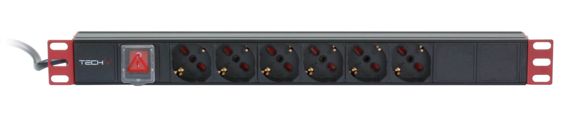 Multipresa 6 Posti da Rack 19'' con Interruttore Spina Italiana 1U in Multiprese Scontolo.net - Potenza, commercioVirtuoso.it