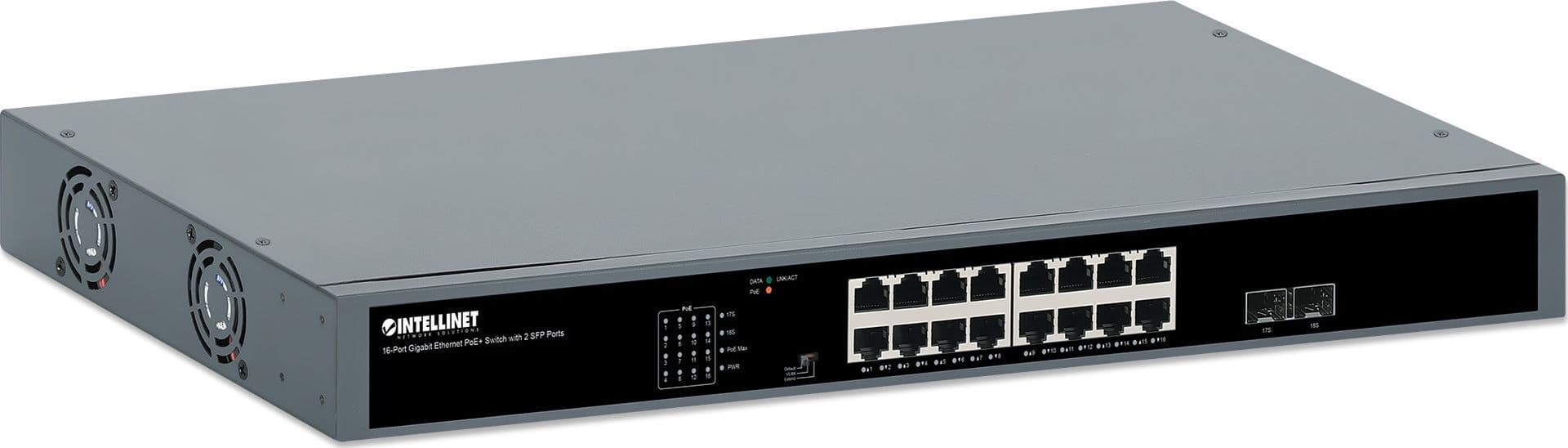 Gigabit Ethernet Switch PoE+ 16 porte con 2 porte SFP in  Scontolo.net - Potenza, commercioVirtuoso.it