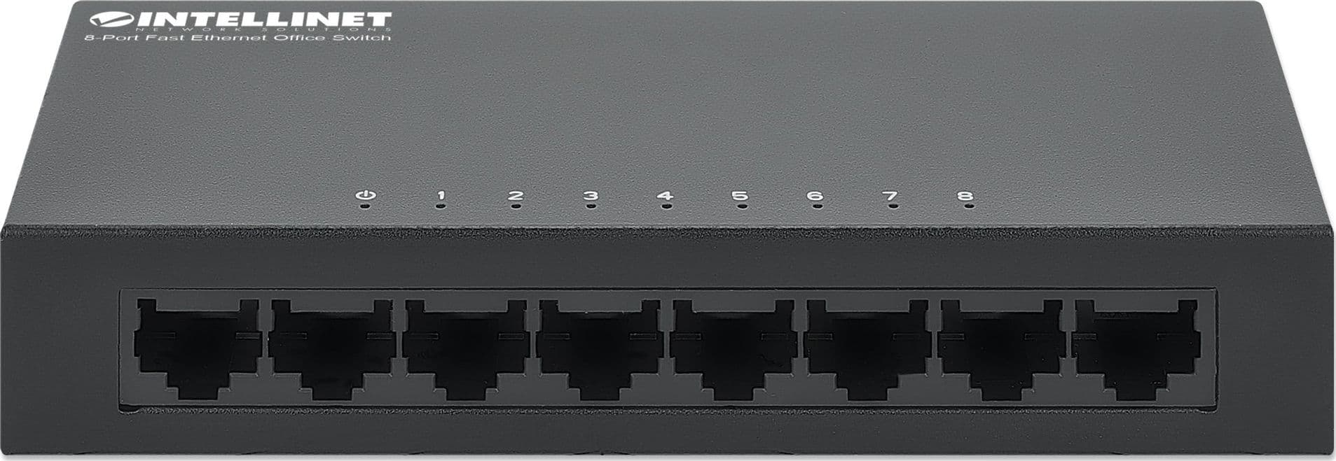 Switch Hub Ethernet 10/100Mbps 8 Porte Desktop in Metallo in  Scontolo.net - Potenza, commercioVirtuoso.it