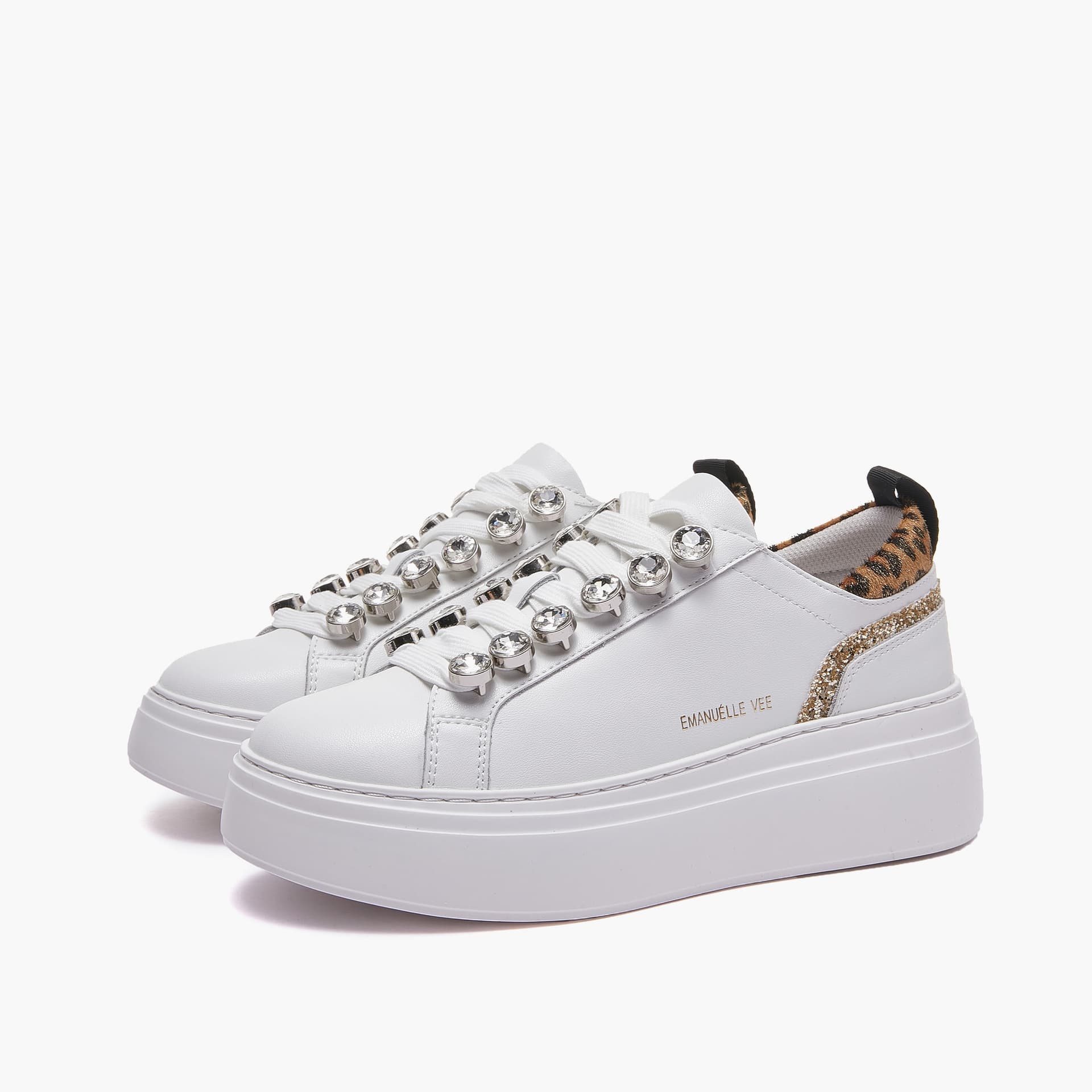 Emanuelle Vee sneakers donna Bice white animalier 901 13 in Sneaker casual Teresi Calzature - Marsala, commercioVirtuoso.it