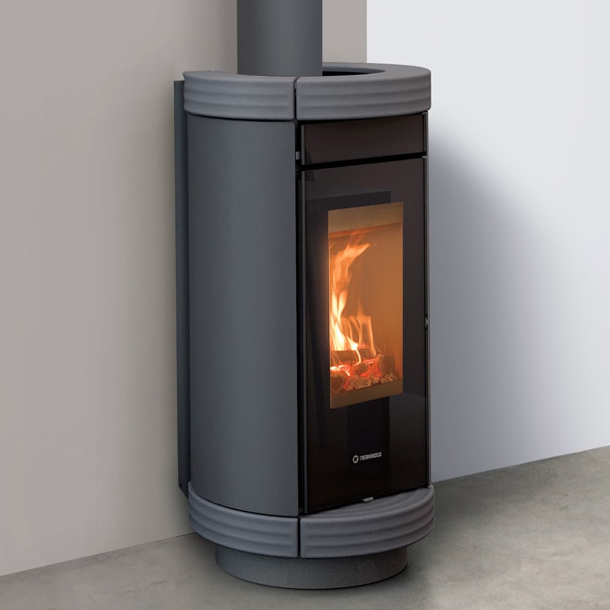 Thermorossi Stufa a Legna Dorica Evo Wood 10,1 kW in Bracieri Masterbrico - Longobardi, commercioVirtuoso.it