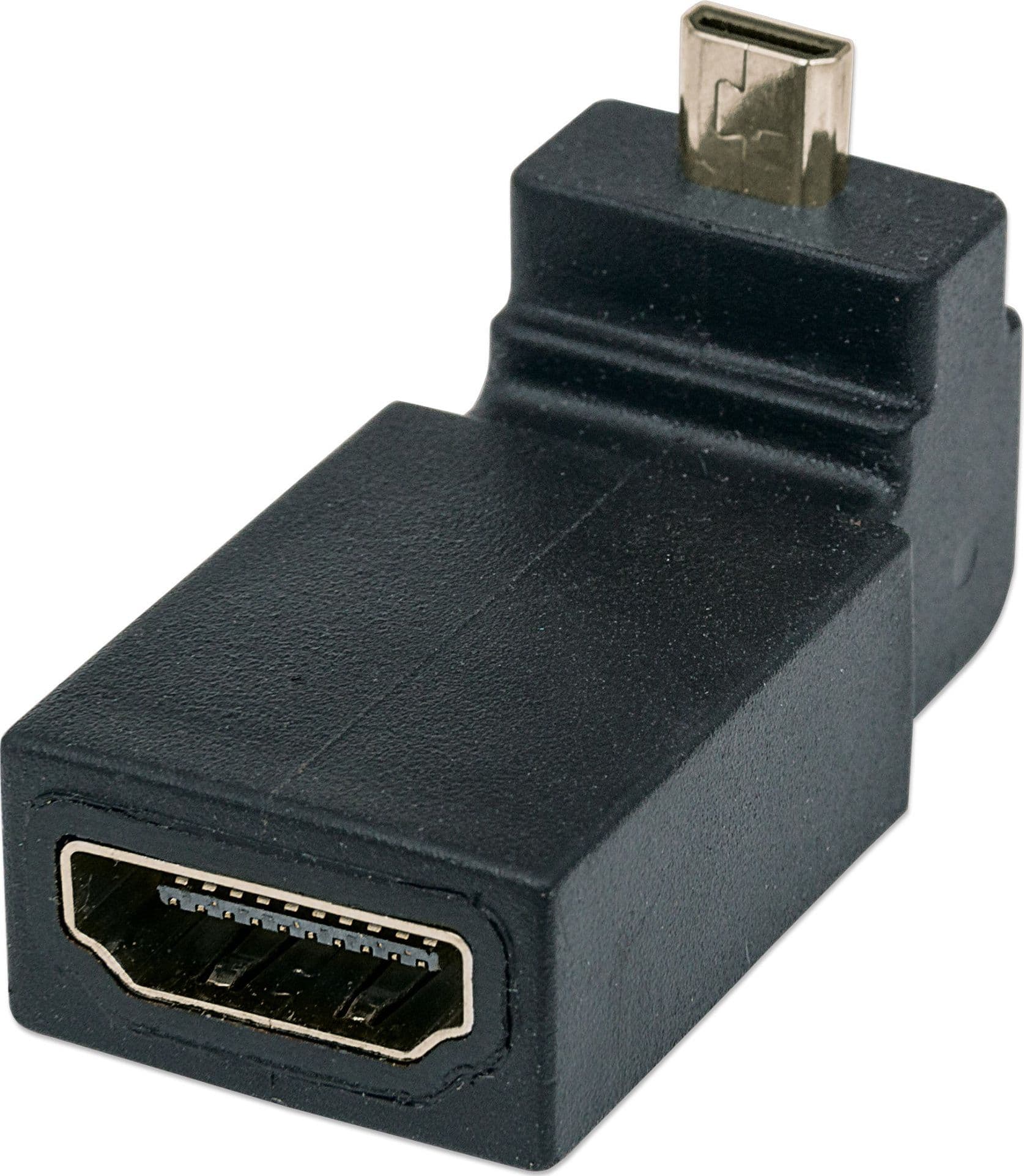 Adattatore HDMI A Femmina / Micro D Maschio Angolato Nero in Cavi HDMI Scontolo.net - Potenza, commercioVirtuoso.it