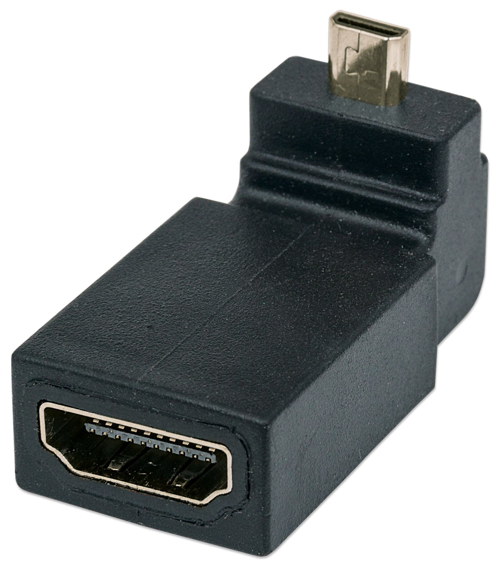 Adattatore HDMI A Femmina / Micro D Maschio Angolato Nero in Cavi HDMI Scontolo.net - Potenza, commercioVirtuoso.it