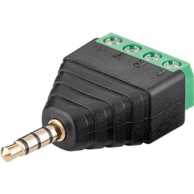 Adattatore Audio 3.5 mm Maschio a Terminal Block 4 pin in Cavi Stereo Jack Scontolo.net - Potenza, commercioVirtuoso.it