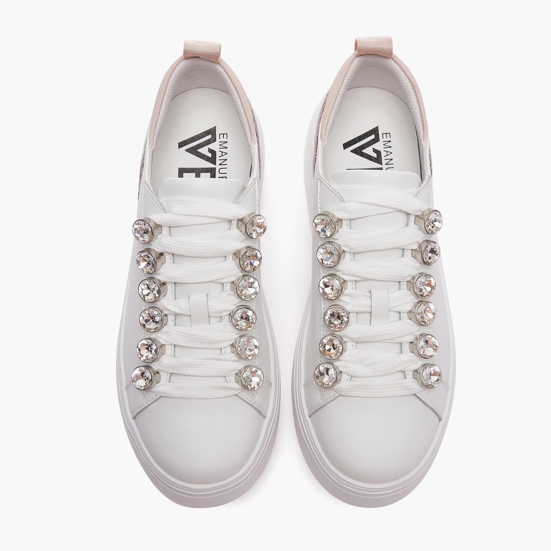 Emanuelle Vee sneakers donna Bice white pink 901 13 in Sneaker casual Teresi Calzature - Marsala, commercioVirtuoso.it