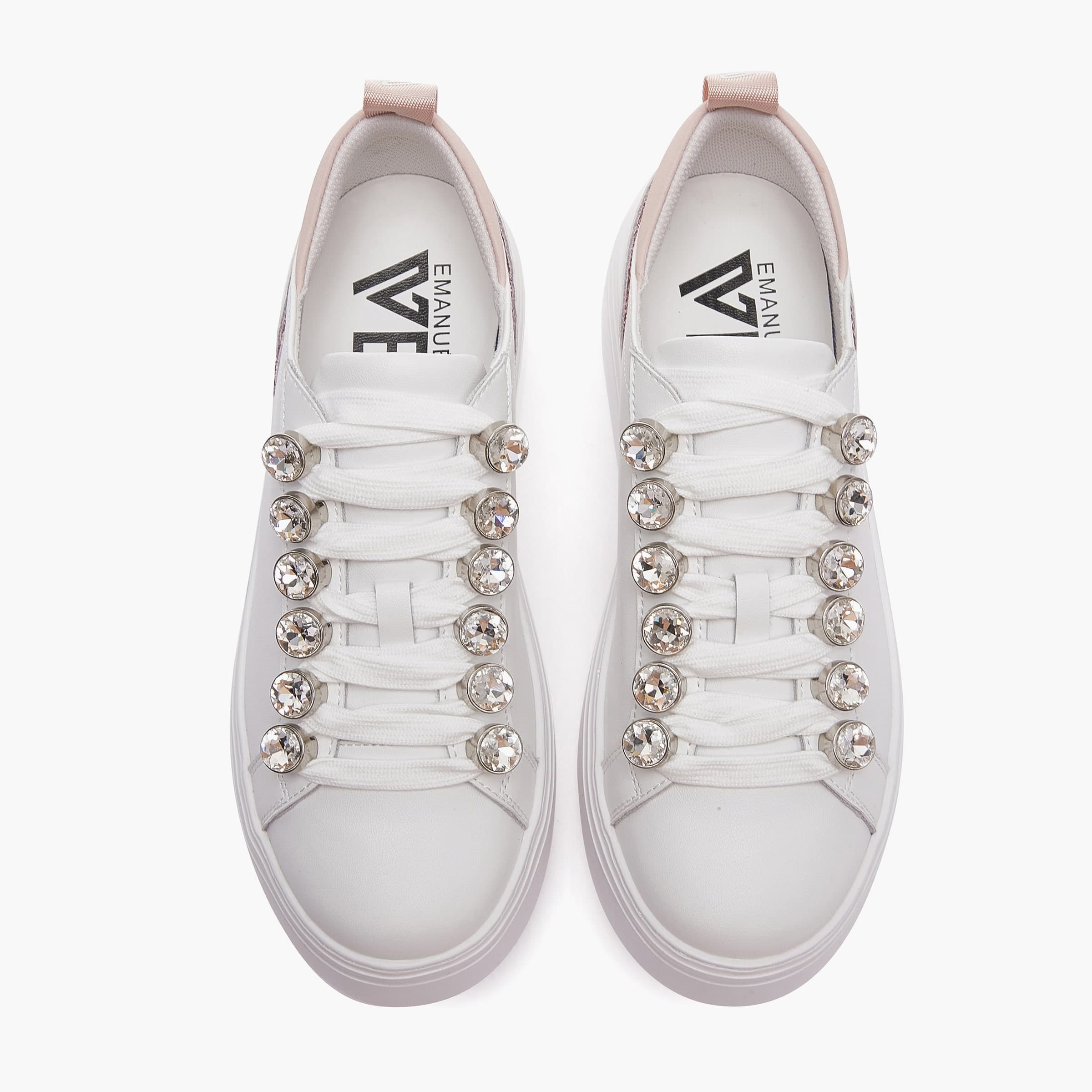 Emanuelle Vee sneakers donna Bice white pink 901 13 in Sneaker casual Teresi Calzature - Marsala, commercioVirtuoso.it