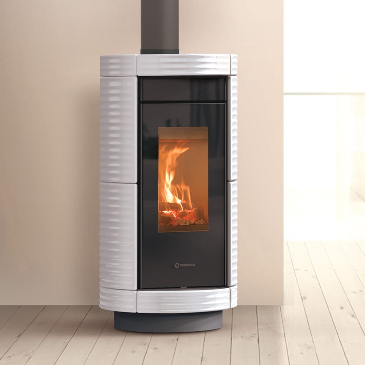 Thermorossi Stufa a Legna Dorica Evo Wood Maiolica 10,1 kW in Termometri a infrarossi Masterbrico - Longobardi, commercioVirtuoso.it