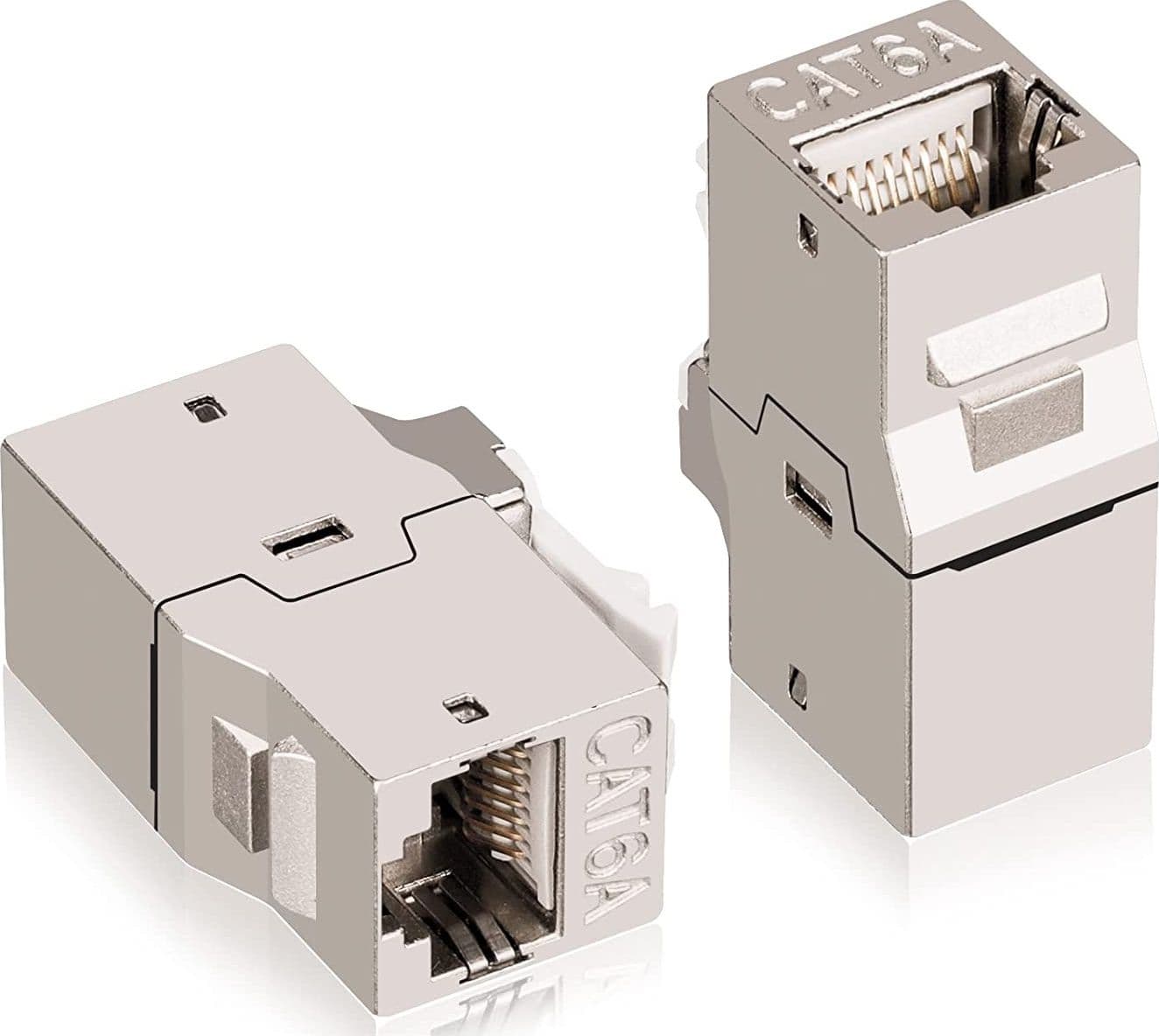 Accoppiatore di Rete RJ45 Cat.6A F/F Schermato FTP da pannello 16.5mm in Cavi Ethernet Scontolo.net - Potenza, commercioVirtuoso.it
