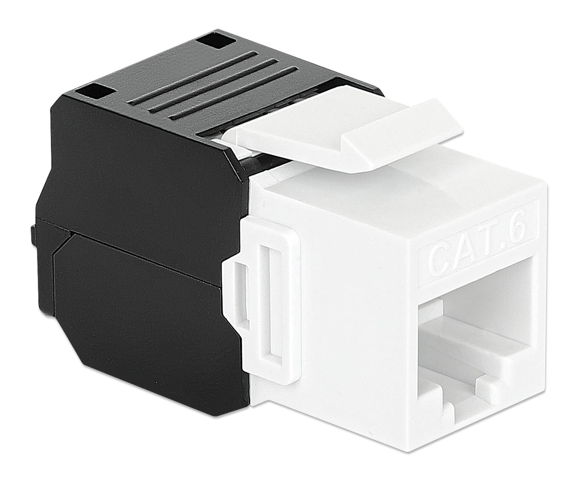Frutto Keystone RJ45 Cat.6 UTP Tool-Free Bianco Nero in Cavi Ethernet Scontolo.net - Potenza, commercioVirtuoso.it