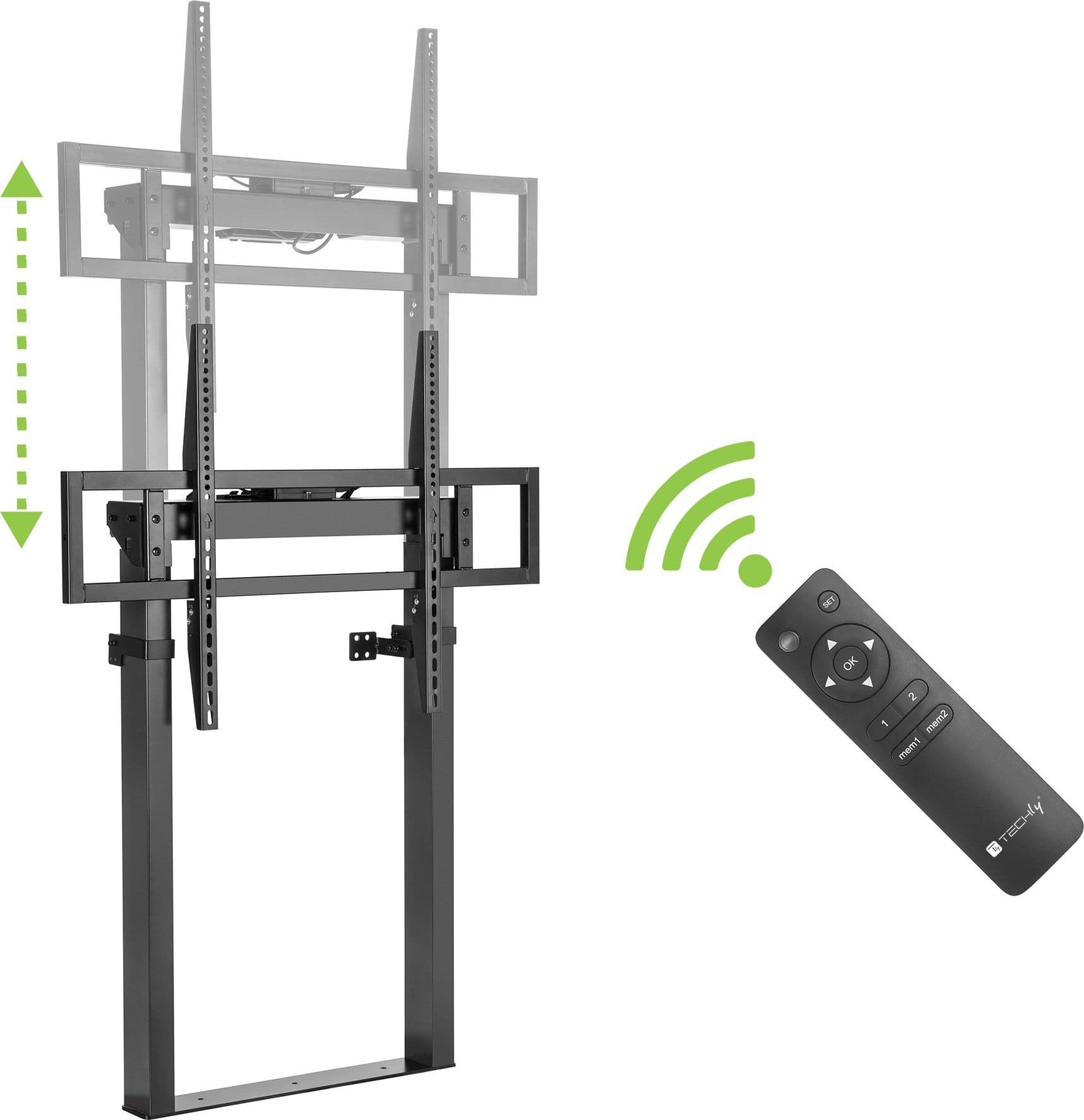 Supporto TV Motorizzato da Parete con Altezza Regolabile per TV da 55-100'' con Telecomando in Supporti da parete e da soffitto Scontolo.net - Potenza, commercioVirtuoso.it