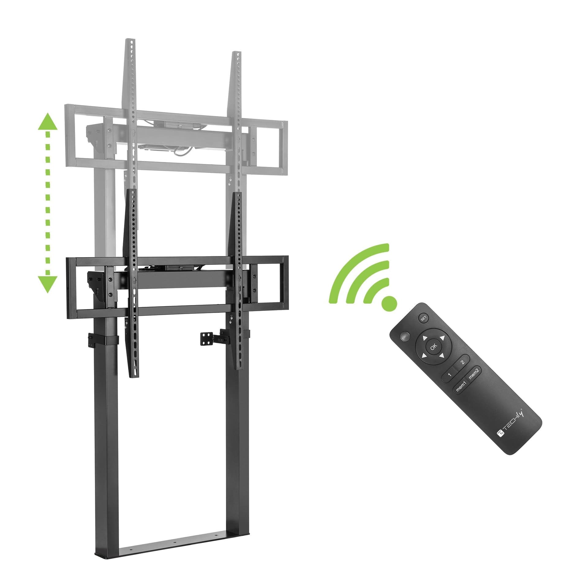 Supporto TV Motorizzato da Parete con Altezza Regolabile per TV da 55-100'' con Telecomando in Supporti da parete e da soffitto Scontolo.net - Potenza, commercioVirtuoso.it