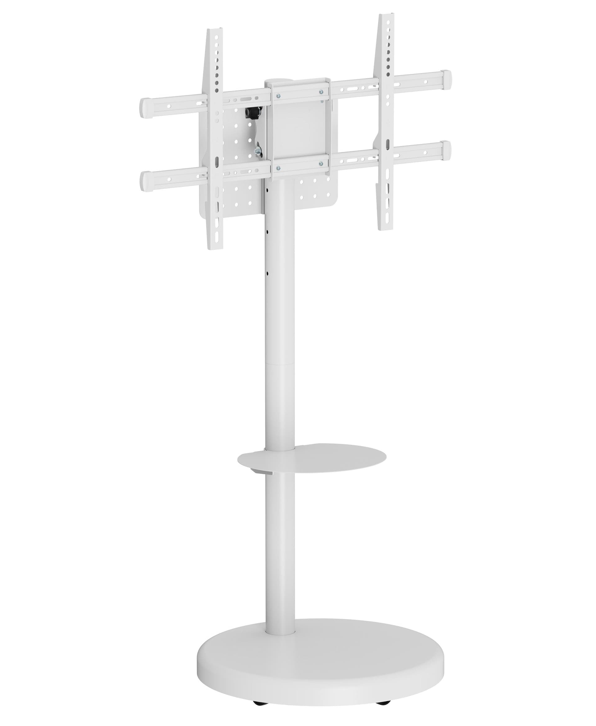 Supporto a Pavimento con Mensola Trolley TV LCD/LED/Plasma 37-86'' Bianco in Supporti da parete e da soffitto Scontolo.net - Potenza, commercioVirtuoso.it