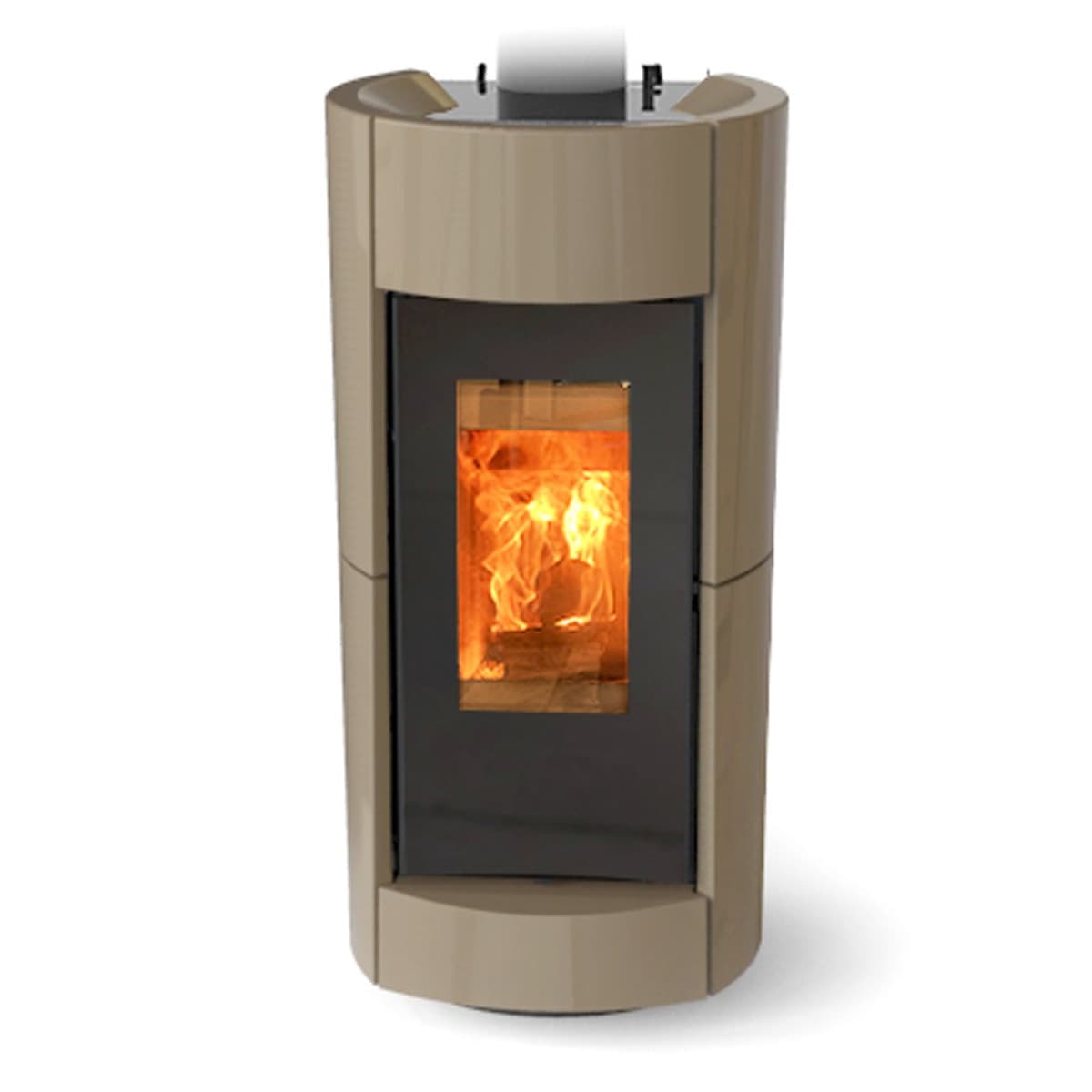 Thermorossi Termostufa a Legna Chic Evo Wood 10,1kW in Forni caminetto Masterbrico - Longobardi, commercioVirtuoso.it