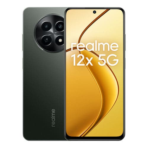 realme 12x 16,9 cm (6.67") Doppia SIM Android 14 5G USB tipo-C 8 GB 256 GB 5000 mAh Nero - (realme 12x 16,9 cm (6.67") Doppia SI