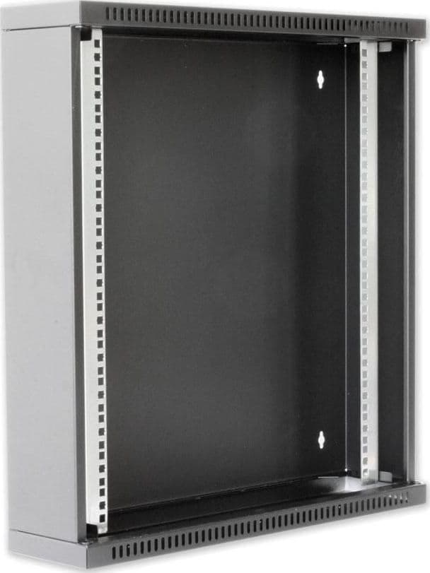 Armadio Rack 19'' Flat a muro p.30cm 12 unit&agrave sezione unica Nero in Armadietti metallici Scontolo.net - Potenza, commercioVirtuoso.it