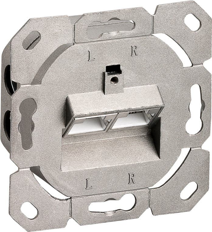 Presa a Muro Esterna 2xRJ45 Cat.6A Bianco in Prese a muro Scontolo.net - Potenza, commercioVirtuoso.it