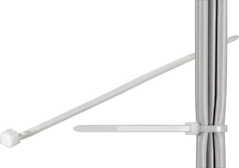 Fascette Fermacavi Autobloccanti 200x2,5mm in Nylon 100pz Bianco in Stringicavi Scontolo.net - Potenza, commercioVirtuoso.it