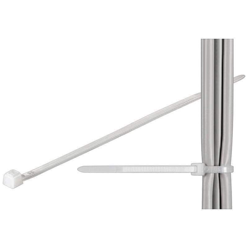 Fascette Fermacavi Autobloccanti 300x4,8mm in Nylon 100pz Bianco in Stringicavi Scontolo.net - Potenza, commercioVirtuoso.it