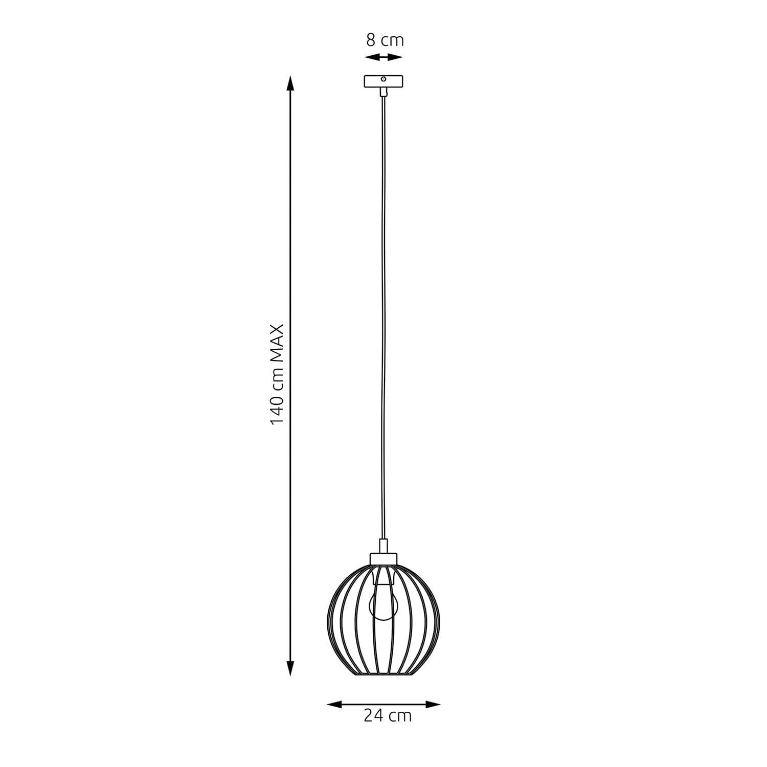 Sospensione Minimal Industrial Nando 1 Luce Nera E Oro in Lampade a sospensione LuceArt - Montecorvino Pugliano, commercioVirtuoso.it
