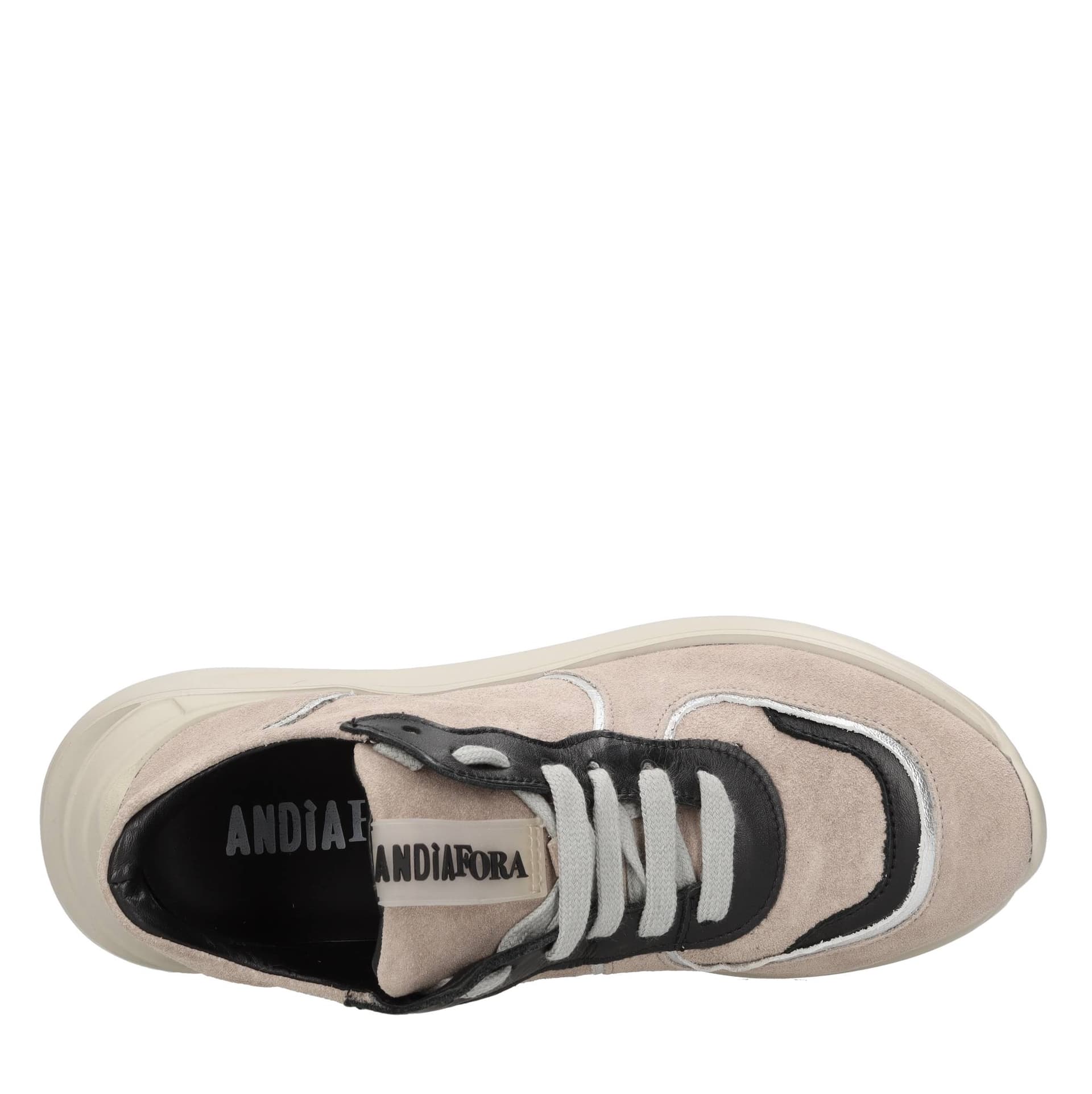 Andia Fora Sneakers Beige da donna in Sneaker casual Drestige - Casamassima, commercioVirtuoso.it