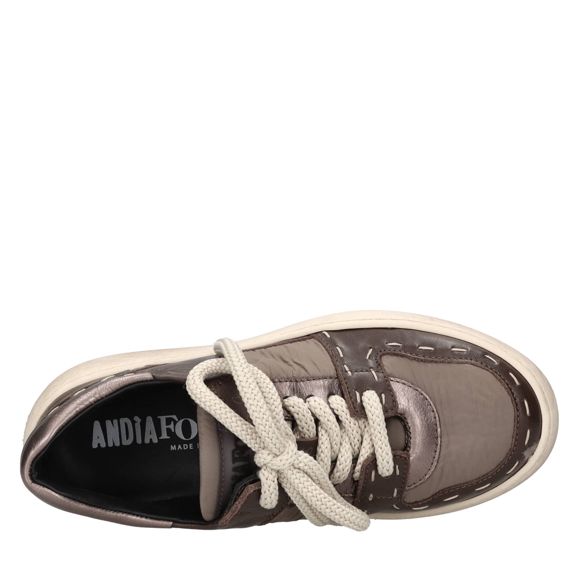 Andia Fora Sneakers Marrone da donna in Sneaker casual Drestige - Casamassima, commercioVirtuoso.it