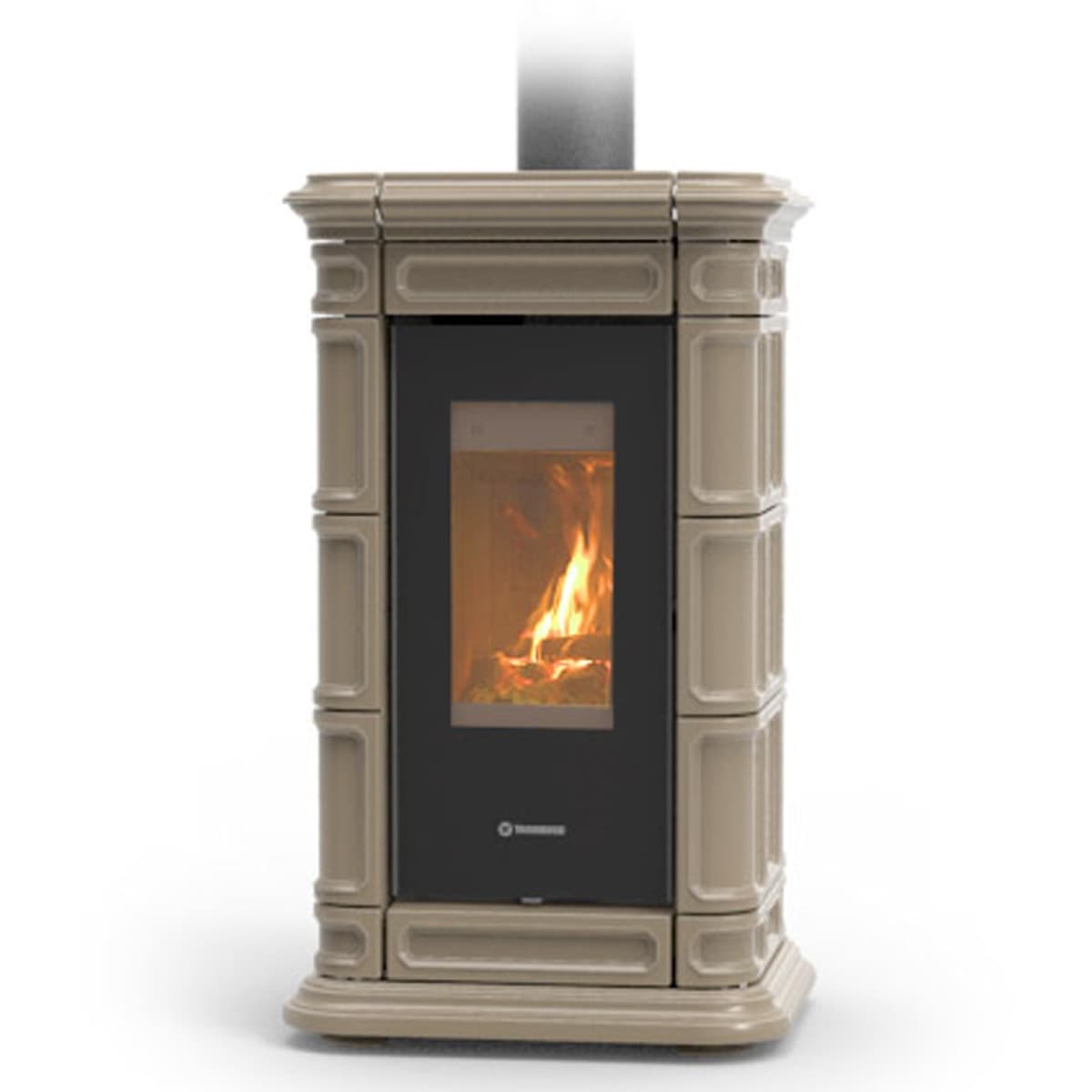 Thermorossi Stufa a Legna Saint Moritz Evo Wood Maiolica 10,1kW in Forni caminetto Masterbrico - Longobardi, commercioVirtuoso.it