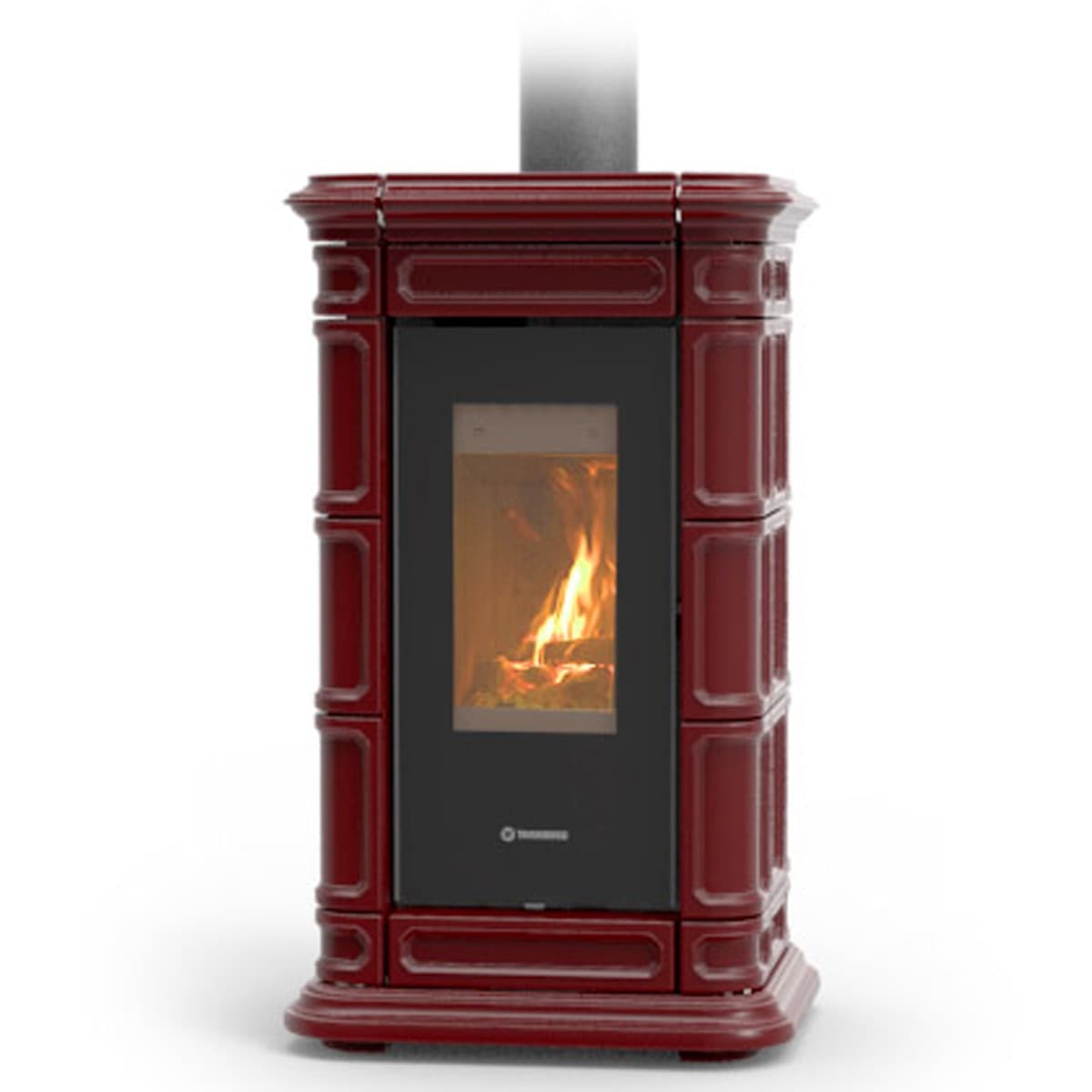 Thermorossi Stufa a Legna Saint Moritz Evo Wood Maiolica 10,1kW in Forni caminetto Masterbrico - Longobardi, commercioVirtuoso.it