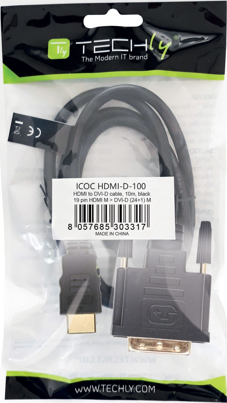 Cavo Video da HDMI&trade a DVI-D M/M 10 m in Cavi HDMI Scontolo.net - Potenza, commercioVirtuoso.it
