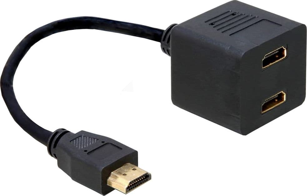 Cavo Video Splitter HDMI&trade M a 2 x HDMI&trade F in Adattatori Scontolo.net - Potenza, commercioVirtuoso.it