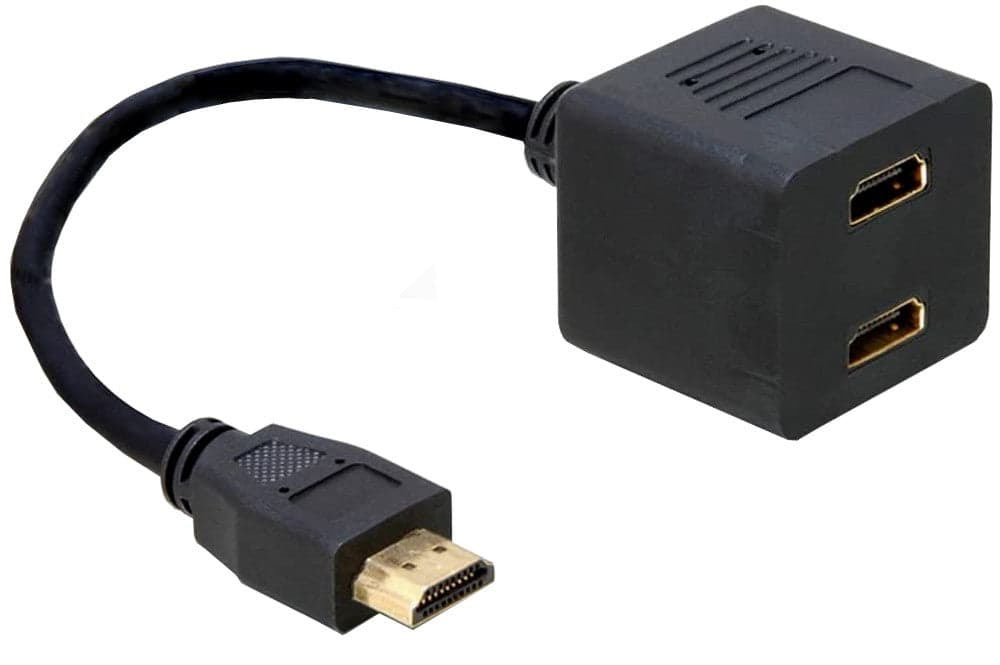 Cavo Video Splitter HDMI&trade M a 2 x HDMI&trade F in Adattatori Scontolo.net - Potenza, commercioVirtuoso.it