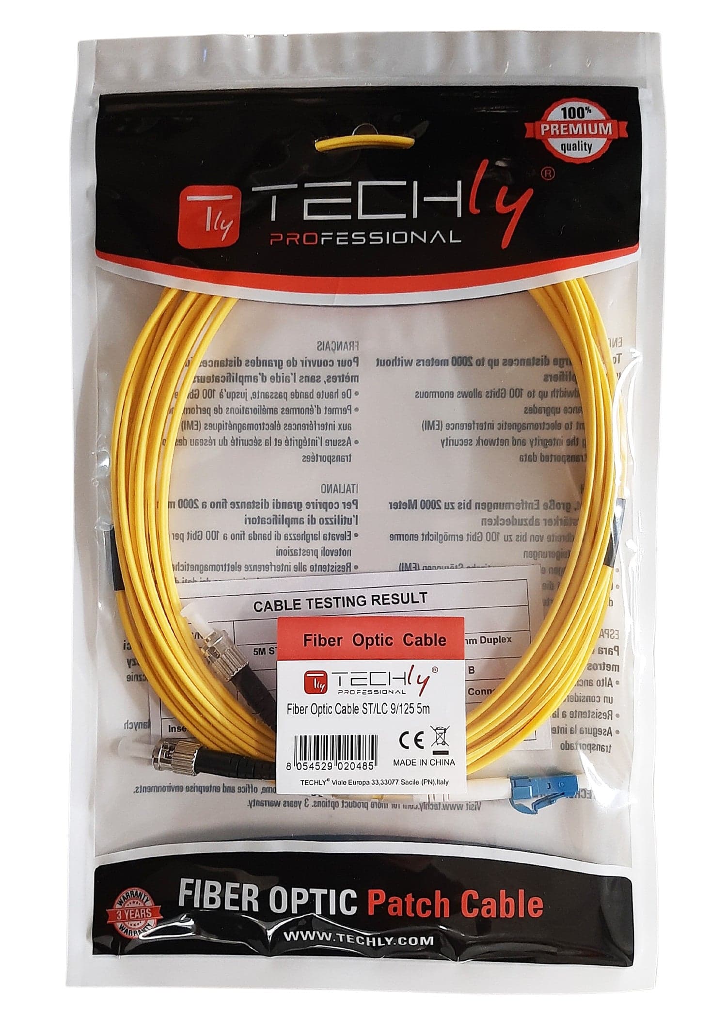 Cavo Fibra Ottica Monomodale OS2 ST/LC 9/125 3 m in  Scontolo.net - Potenza, commercioVirtuoso.it