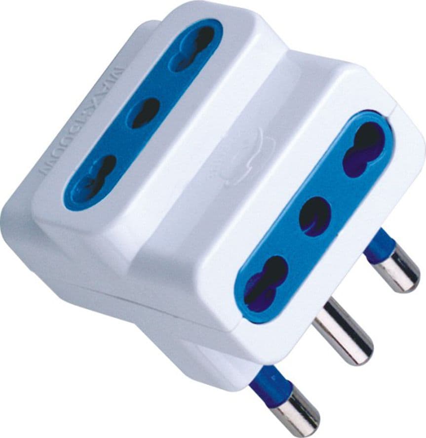 Adattatore triplo spina 16A Bianco in Multiprese Scontolo.net - Potenza, commercioVirtuoso.it