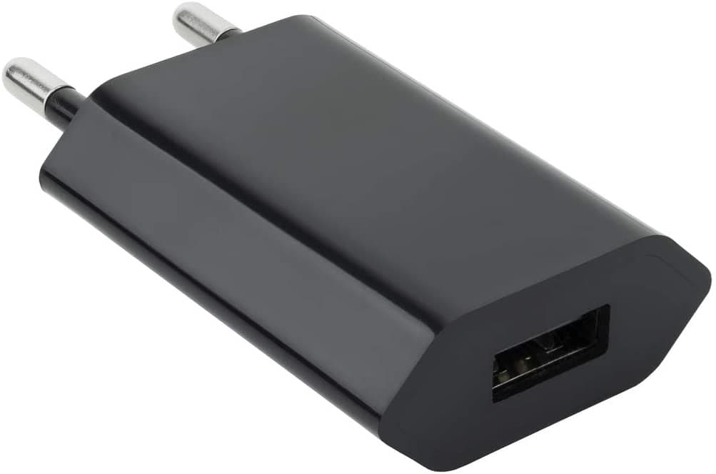 Caricatore USB 1A Compatto Spina Europea Nero in Caricabatterie da muro Scontolo.net - Potenza, commercioVirtuoso.it