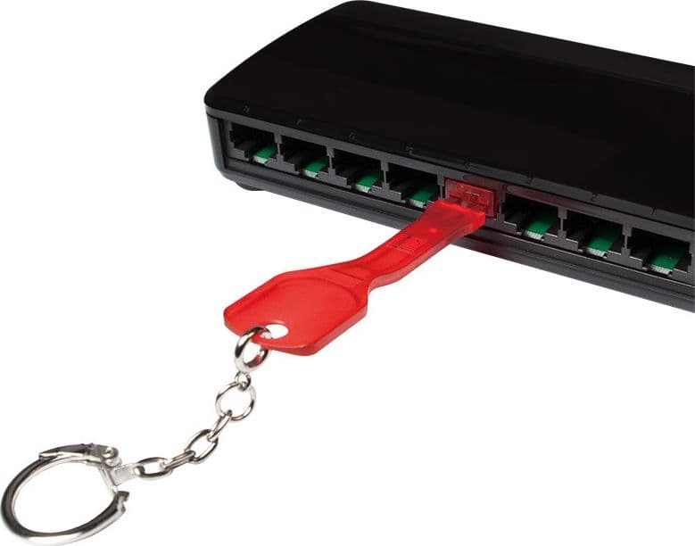 Blocca porte RJ45 rosso 10 serrature e 1 chiave in Cavi HDMI Scontolo.net - Potenza, commercioVirtuoso.it