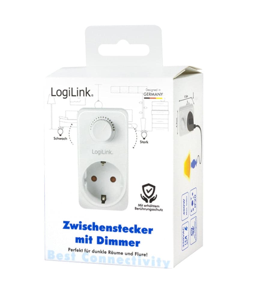 Adattatore Presa con Dimmer 1x CEE 7/3 IP20 in Prolunghe CEE Scontolo.net - Potenza, commercioVirtuoso.it